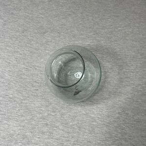 Target 6.5” Rounded Open Top Glass Decorative Vase Bowl